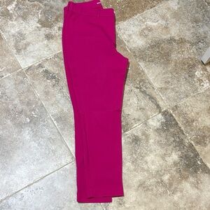 Old Navy high rise Pixie Skinny Vibrant Pink Trousers